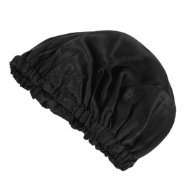 minkissy Large Shower Cap for Women Adjustable Hair Bonnet with Elastic Band Chic and Stylish Bath Hat for Long Curly Hair Washable and Reusable Sleep Cap