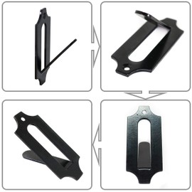 Veradura - 5 Pack Of European Skull Wall Mount Bracket Hangers for Deer Mule Antelope Coyote and Small Game Animals - Complete with simple & easy Installation Kits - Suitable for Indoor or Outdoor Use