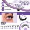 B&Q Cluster Lashes kit 280PCS 70D Volume Lash Extension Kit