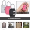 3PCS Luggage Locks Combination 3 Digit Combination Padlock Security Padlocks