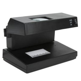 Máquina Verificadora de Dinero Falsificado, Detector de Billetes Falsos con Luz UV LED Máquina Detectora de Dinero Falso para Marcador de Dinero Falso Detector de Dinero Falso (Enchufe de EE. UU. 110V)
