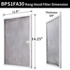 BPS1FA30 Range Hood Filter 11-3/4"X 14-1/4"X 3/8" for 30-Inch Broan