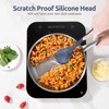 600ºF Heat Resistant Silicone Spoon: U-Taste 13.3in Solid Kitchen Cooking