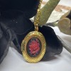 Fancy Fox Boutique Bright Gold Black Velvet Gothic Red Victorian