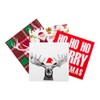13 Inch Paper Luncheon Napkins, 20 Holiday Moose Design Printed