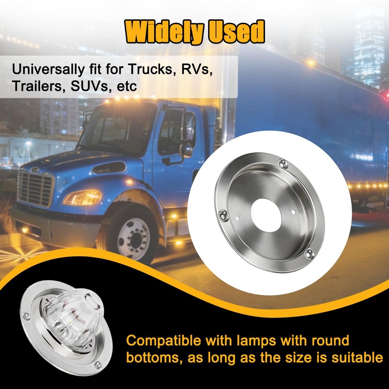 2PCS Watermelon Light Bracket Adapter Universal for Truck RV Trailer