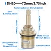 70mm/2.75inch DN20 Brass Ceramic Stem Ceramic Disc Cartridge Faucet Valve