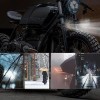 MXNLZM 8000lm Luz Led Faros Para Motos Luces Auxiliares Lupa