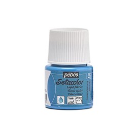 Pebeo Pebeo Setacolor Light Fabric Paint 45-Milliliter Bottle, Fluorescent Blue,Flourescent Blue