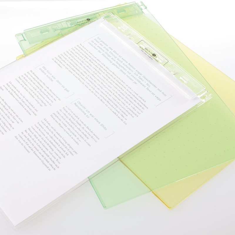 リヒトラブ バインダー クリップボード 超薄型 A4 クリスタル A5067-25