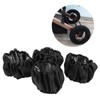 4Pcs/Set Stroller Wheel Protector Covers Black Wheelchair Tire Protector for