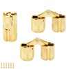 Qrity Pack of 3 Concealed Copper Hinge, Barrel Hinge Invisible,