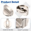 sourcing map 5Pcs Gas Stove Knob, 8mm Universal Cooker Replacement
