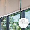 LAINIKE Set of 4 Roller Blind Brackets Window 17 mm