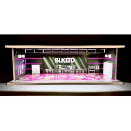 Shop164 Kaido BLK Shop Theme FOR Hot Wheels 1:64 Model Diorama Garage LED Lighting