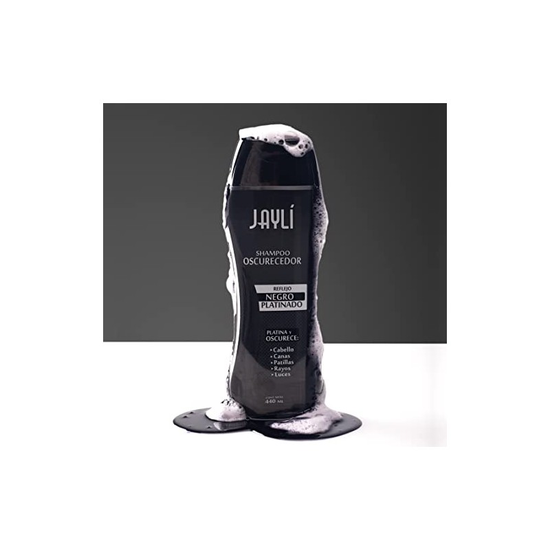 Shampoo Negro Oscurecedor (Platinador) Jayli 440 ml