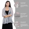 Liameph Shawl for Women,Silver Scarf,Sparkling Metallic Shawls,Light and Breathable,Fashionable and