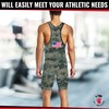4-Time Camo Sublimada Wrestling Singlet, Camo, Grande