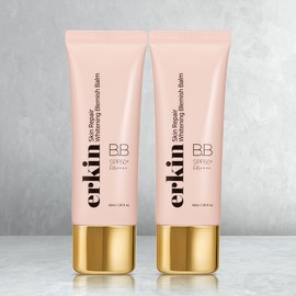 Erkin Skin Repair Whitening BB Cream 40ml x 2, whitening/super fit/glow x 2 / 에르킨 스킨 리페어 화이트닝 비비크림 40ml2개, 미백/초밀착/ 광채 2개