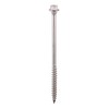 TIMCO 125INDEXSST Index Timber Screw HEX-S/S, Silver, 6.7x125, Set of