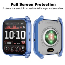 6-Pack Watch Screen Protector for Garmin Venu X1, Soft TPU Watch Case Full Protective Cover for Garmin Venu X1 Watch