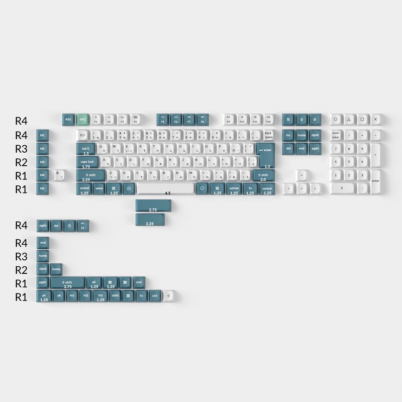 Keychron JIS Layout Double Shot PBT OSA Key Cap Full