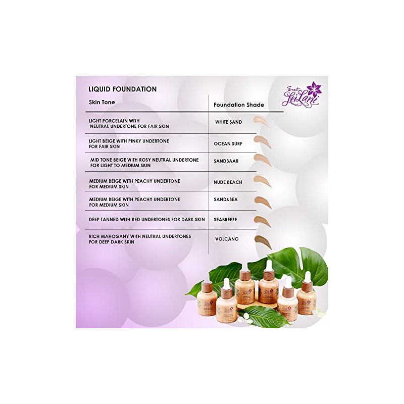 Sweet Leilani Island Goddess Foundation Prep Prime Polvo Cobertura Completa