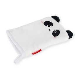 Legami - Reusable Soft Fabric Wash Mitt Face Makeup Washable Hypoallergenic Eco Friendly 12x19cm Panda