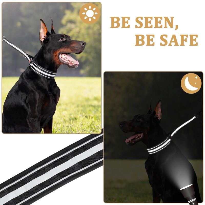 Mayerzon Martingale No Pull Dog Collar, Reflective Walking Collar for