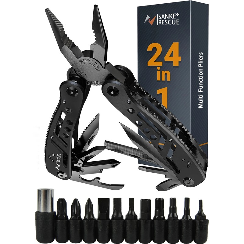 24-in-1 Multitool Pliers for Repairs – Stainless Steel EDC Tool