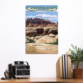Lantern Press 12x18 Inch Metal Sign, Canyonlands National Park, Utah
