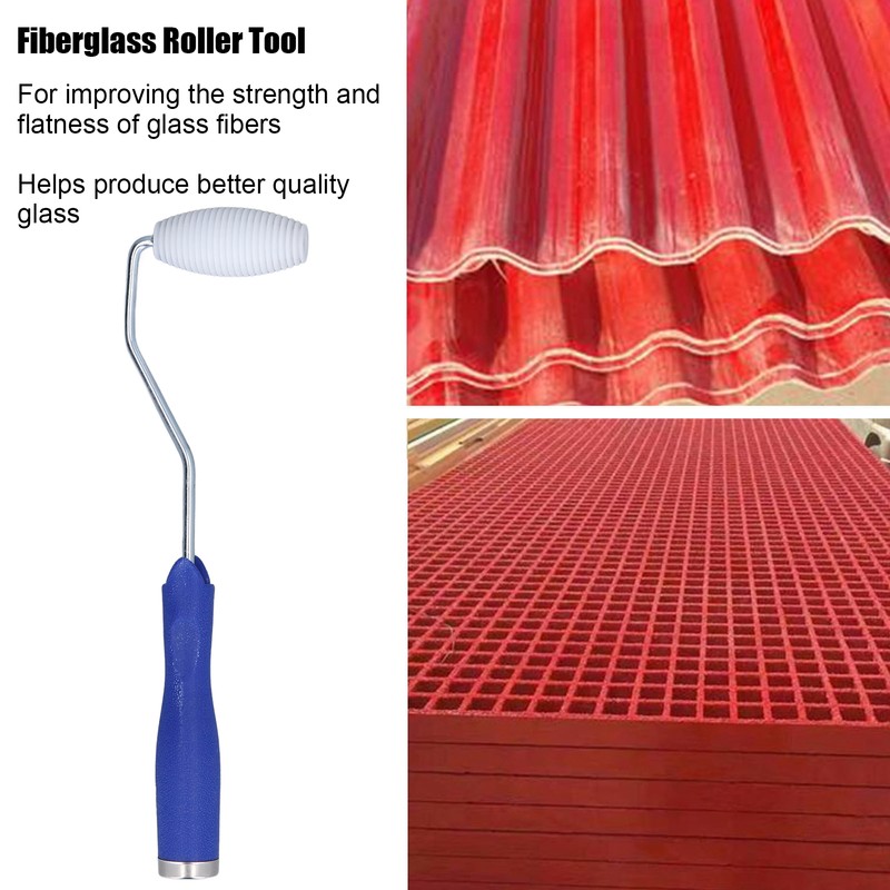 Fiberglass Roller Convenient Cleaning Defoaming Fiberglass Bubble Paddle with Handle