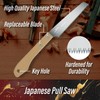 SUIZAN Small Hand Saw 5" Versatile Wood Blade - Compact