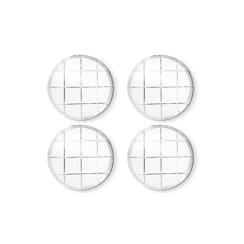 Eternal Living Crystal Coaster Modern Design | Absorbent Glass Coasters