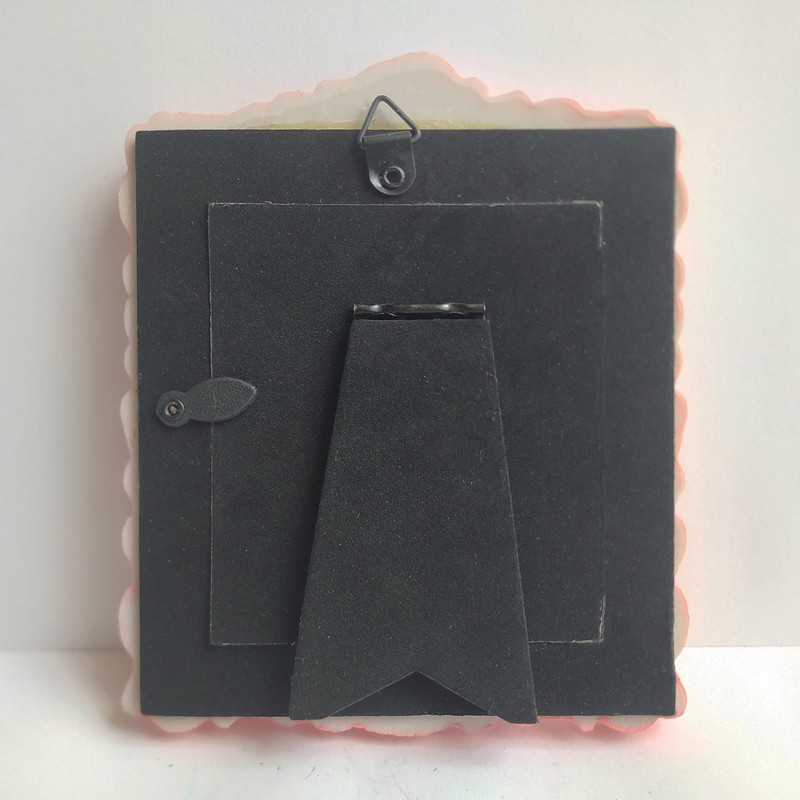 ZXT-parts 3x3 Picture Frame Square Pink Frame. Resin Handmade Photo