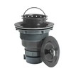 Zeesink Black Kitchen Sink Drain Assembly,Black Sink Strainer with Removable