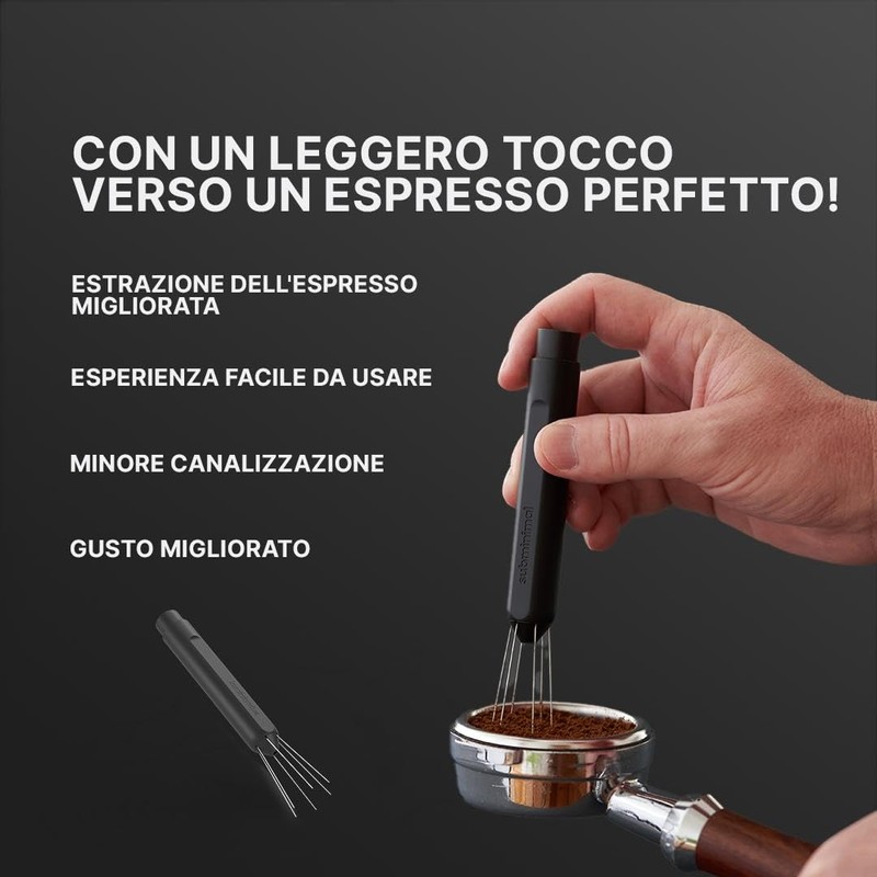 Subminimal WDT Tool, Strumento per la Distribuzione del Caffè, Ago