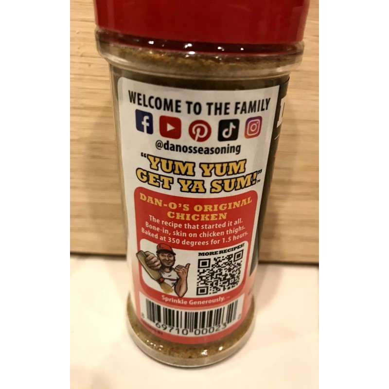 Dan-O's Original Seasoning and Spicy Set Low Sodium Zero Calories