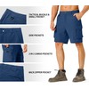 Pantalones cortos cargo de senderismo para hombre, de secado rápido,