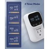 ZILLSEA Digital Temperature Controller, Heating & Cooling Thermostat Plug Outlet,