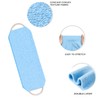 XNXA Exfoliating Back Scrubber for Shower with Handles, Double-Sided Body
