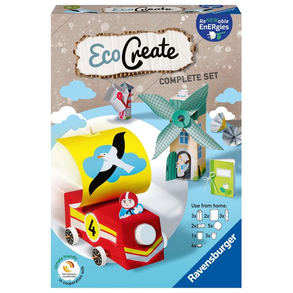 Ravensburger 18449 EcoCreate 18449-Renewable Energies-Children from 6 Years