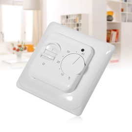 DEWIN Thermostat, Room Floor Mechanical Manual Heating Thermostat Air Condition Temperature Control Switch AC 230V