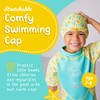 Cheekaaboo Swim Cap for Kids, Soft, Stretchable Spandex Swimming Hat,