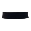 eVogues Plus Size Interlock Elastic Belt with Hook Closure Black