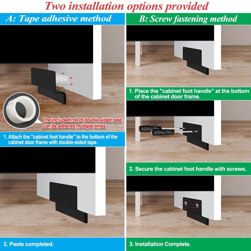 Foot Pull For Trash Cabinet Drawer,Hands-Free Foot Handle For Trash