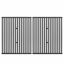 Leship 15" Grill Grates Replace for Broil King 9453-54,9453-57,9453-64,9865-54,9453-67,Broil-Mate,Sterling,Huntington Gas Grills. Heavy Duty Cast Iron Cooking Grid Grates (15" x 12 3/4")