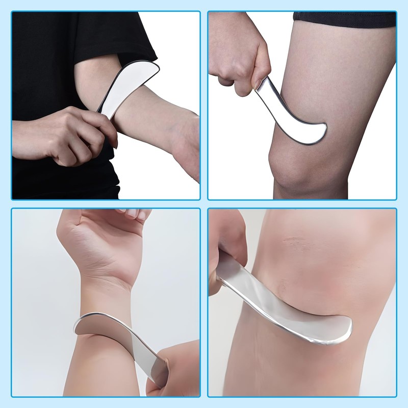 Liroyal Cassis Plate, Myofascial Release Tool, Stainless Steel, Beautiful Facial