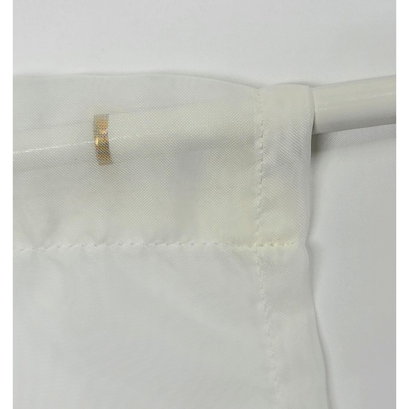 Ecru Sheer SIDELIGHT Curtain 29" Wide 35" Length Rod Pocket