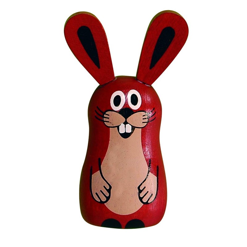 DETOA KRTEK "Rabbit" Wooden Magnet, Interior Goods, Made in Czech